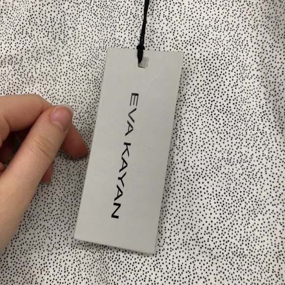 Eva Kayan EK Jeans Chino Trousers in white  with black dots ZPP87 Naturel sz 40 - Picture 12 of 15